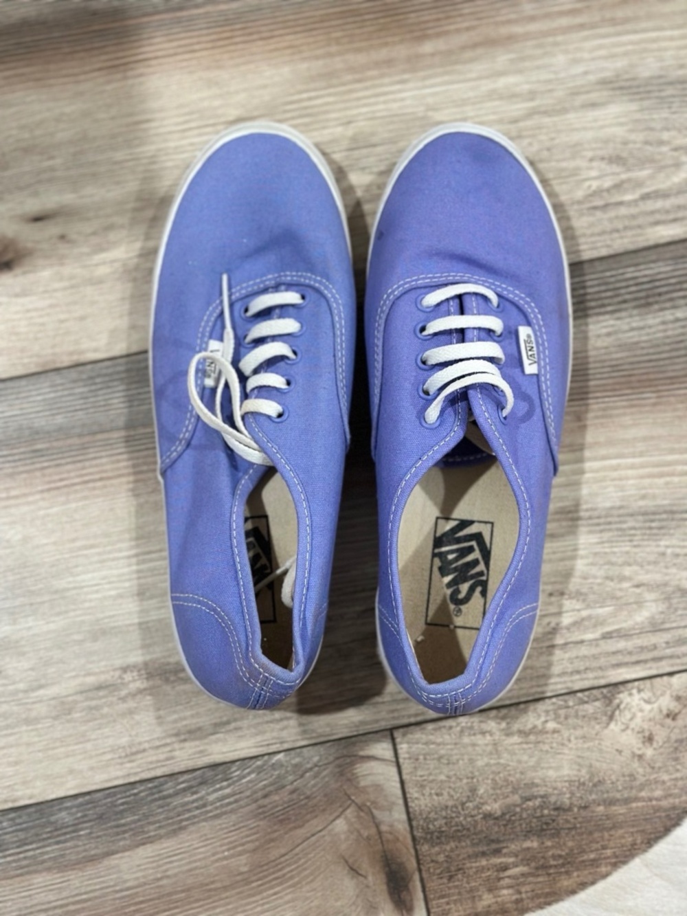 Vans Authentic Lavender Canvas Sneakers Women's Size 8